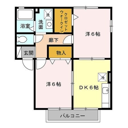 メゾンベールの物件間取画像